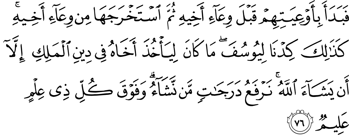 Detail Surat Yusuf Ayat 1 16 Nomer 38
