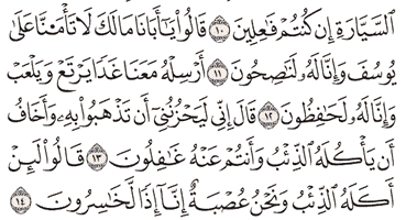 Detail Surat Yusuf Ayat 11 Nomer 14
