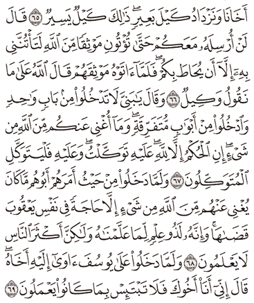 Detail Surat Yusuf Ayat 11 Nomer 18