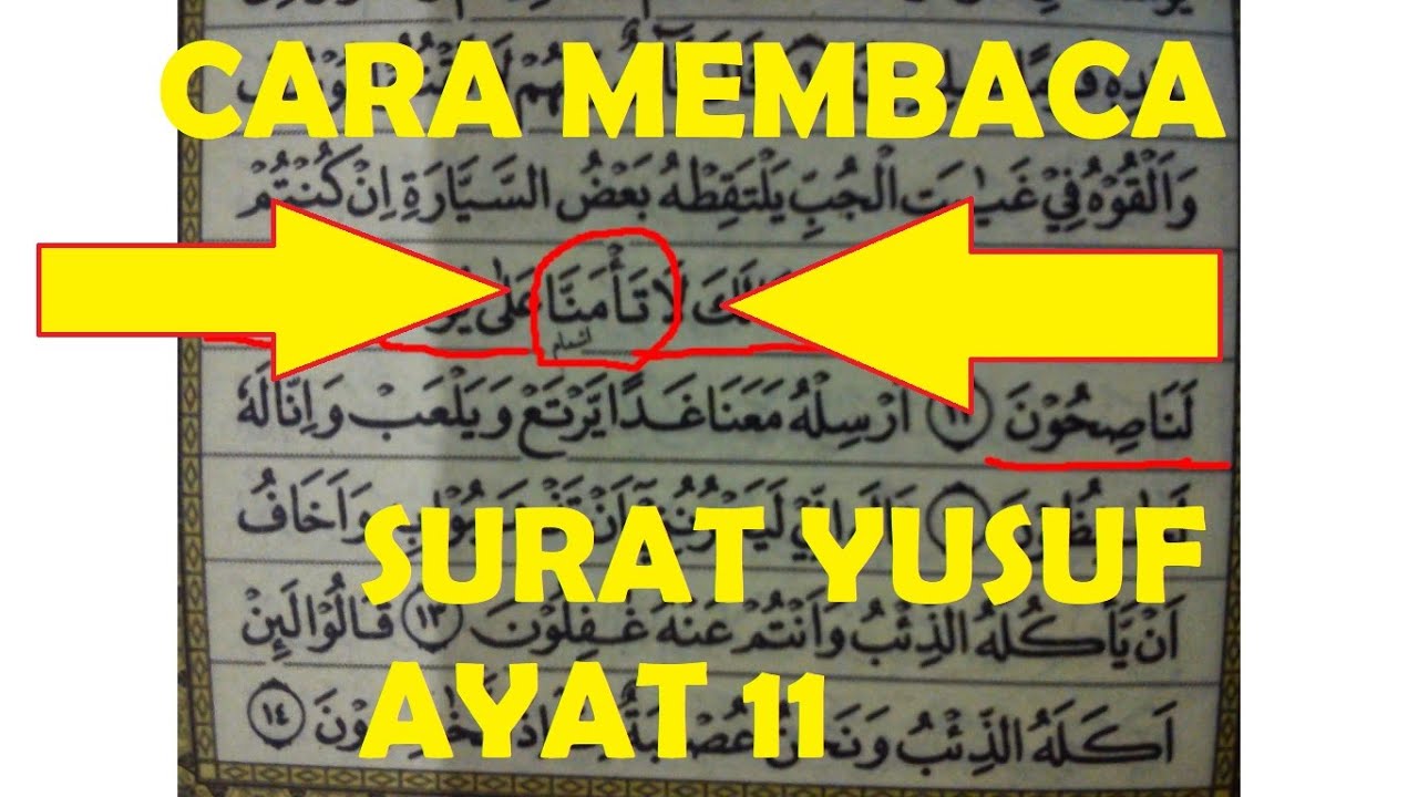 Detail Surat Yusuf Ayat 11 Nomer 28