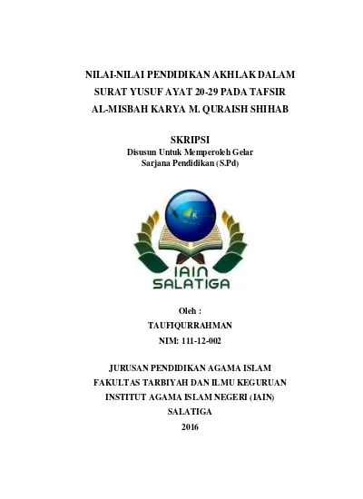 Detail Surat Yusuf Ayat 20 Nomer 42