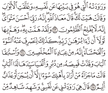 Detail Surat Yusuf Ayat 21 Nomer 7