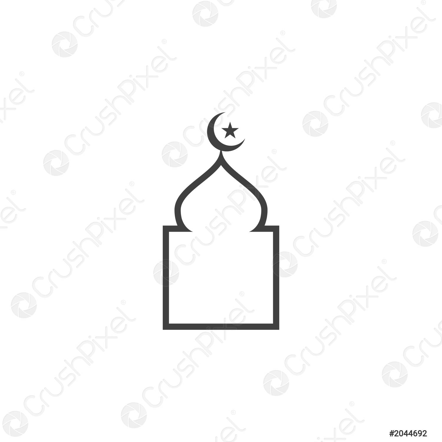 Detail Surau Vector Nomer 28