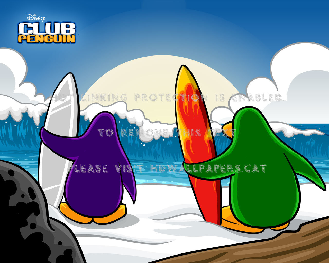 Detail Surfing Club Penguin Nomer 13