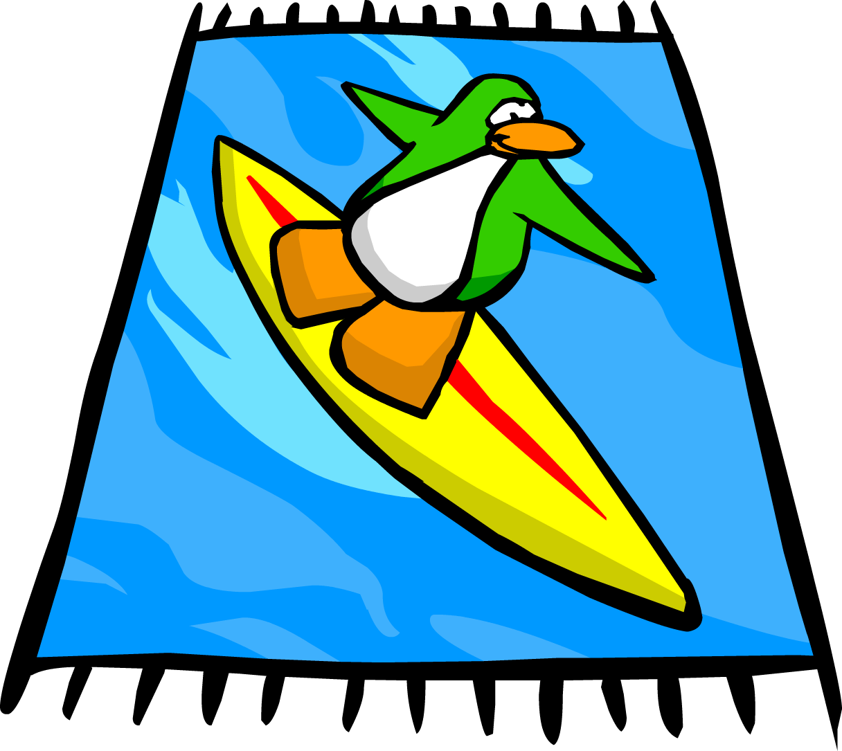 Detail Surfing Club Penguin Nomer 14