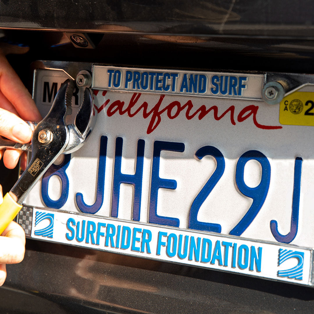 Detail Surfing License Plate Frame Nomer 29