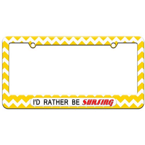 Detail Surfing License Plate Frame Nomer 42