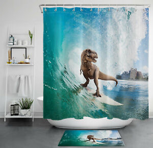 Detail Surfing Shower Curtains Nomer 47