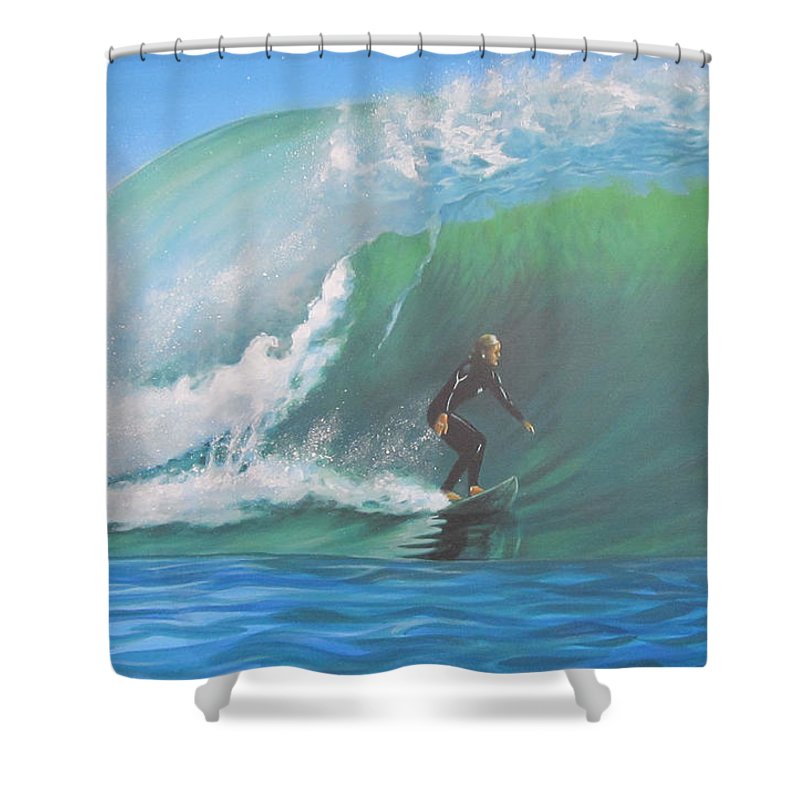 Detail Surfing Shower Curtains Nomer 10