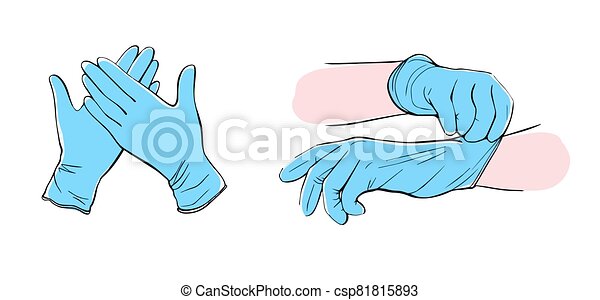 Detail Surgical Gloves Clipart Nomer 12