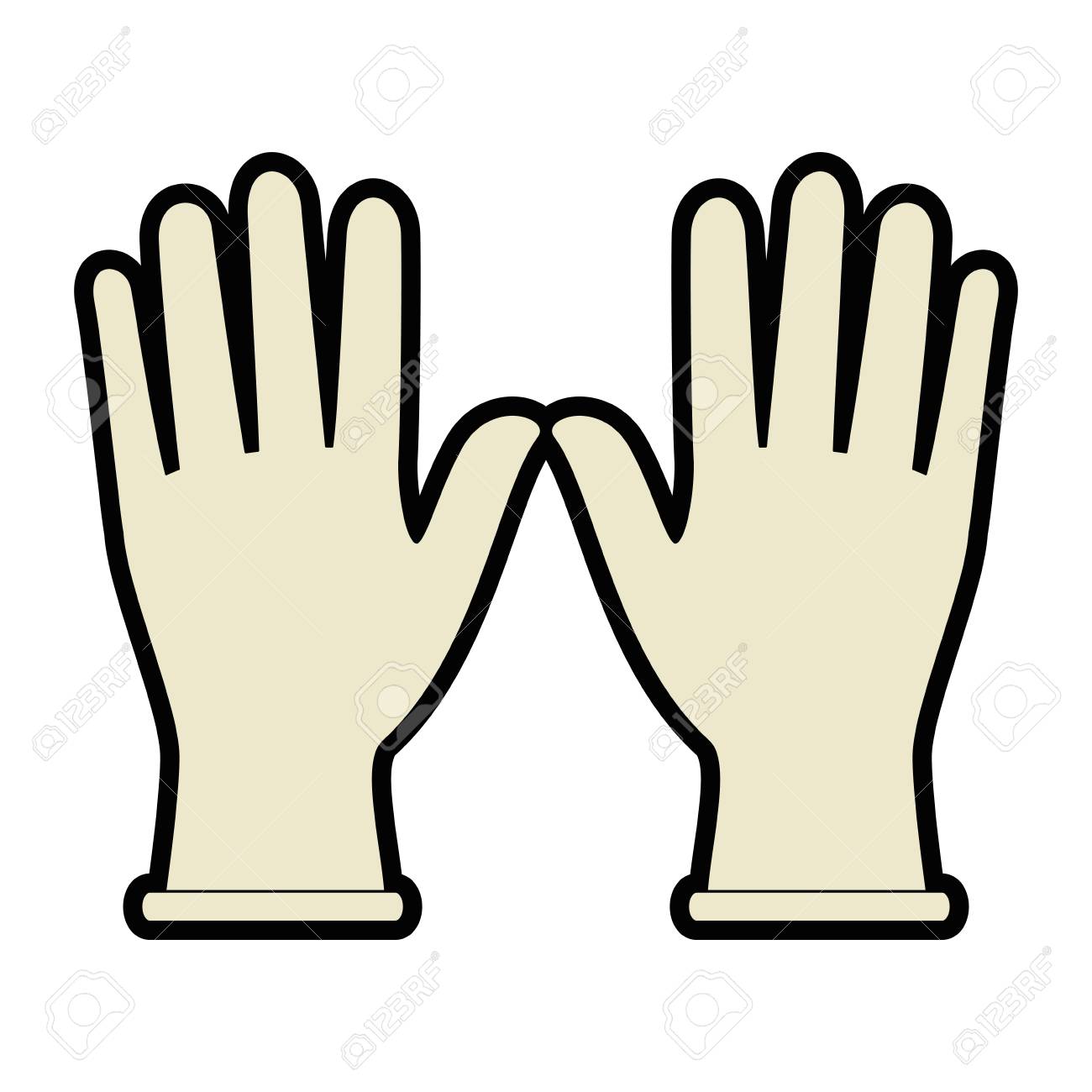 Detail Surgical Gloves Clipart Nomer 13