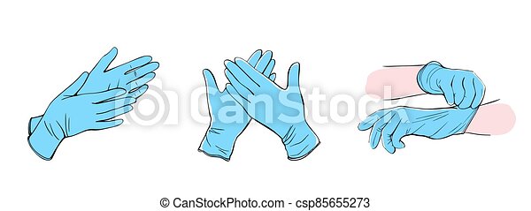Detail Surgical Gloves Clipart Nomer 22