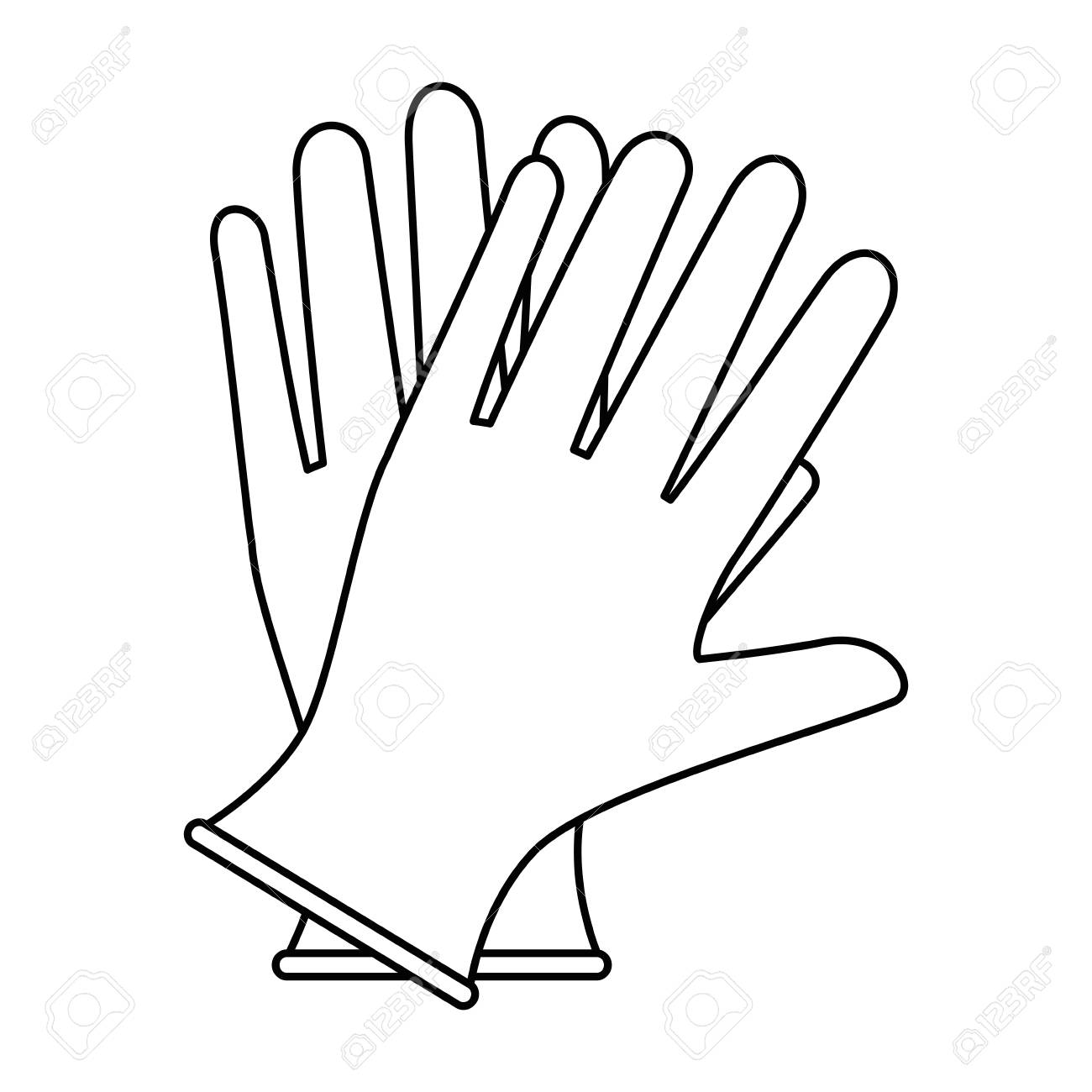 Detail Surgical Gloves Clipart Nomer 4