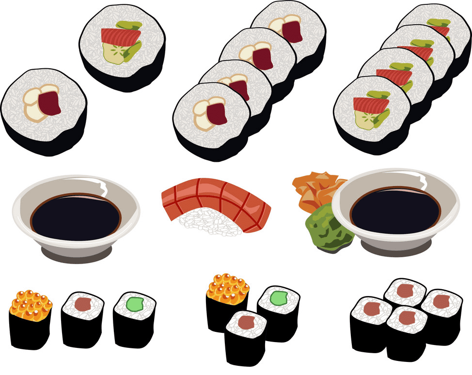 Detail Sushi Clipart Png Nomer 36