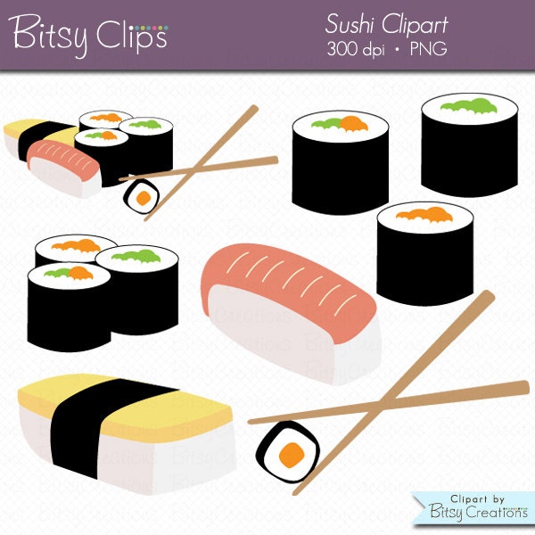 Detail Sushi Clipart Png Nomer 49