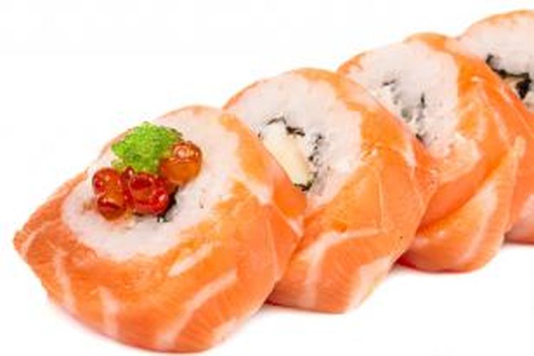 Detail Sushi Salmon Mentah Nomer 43