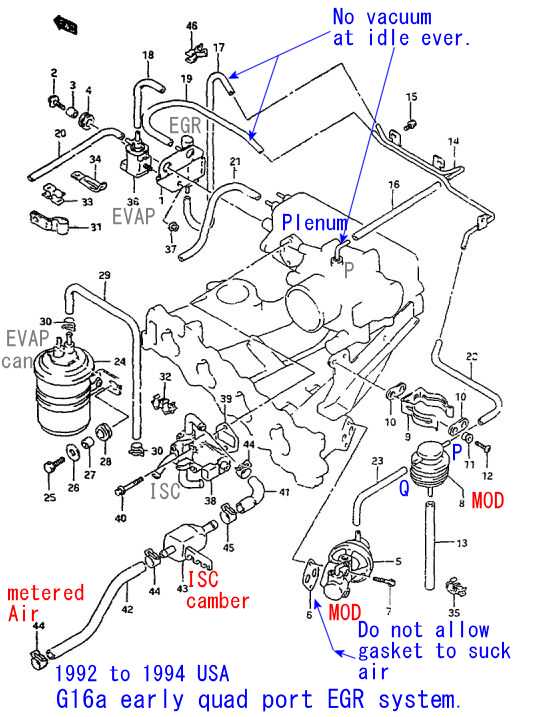 Detail Suzuki Samurai Vacuum Lines Nomer 29