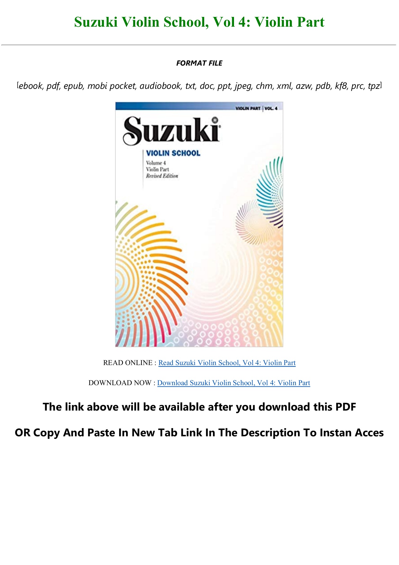 Detail Suzuki Violin Book 1 Pdf Free Download Nomer 36