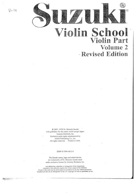 Detail Suzuki Violin Book 6 Pdf Free Download Nomer 11