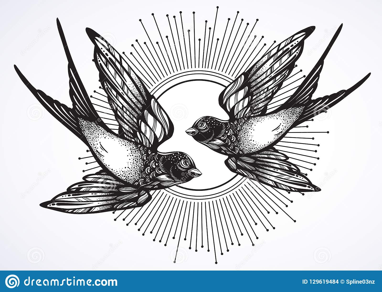 Detail Swallow Design Nomer 17