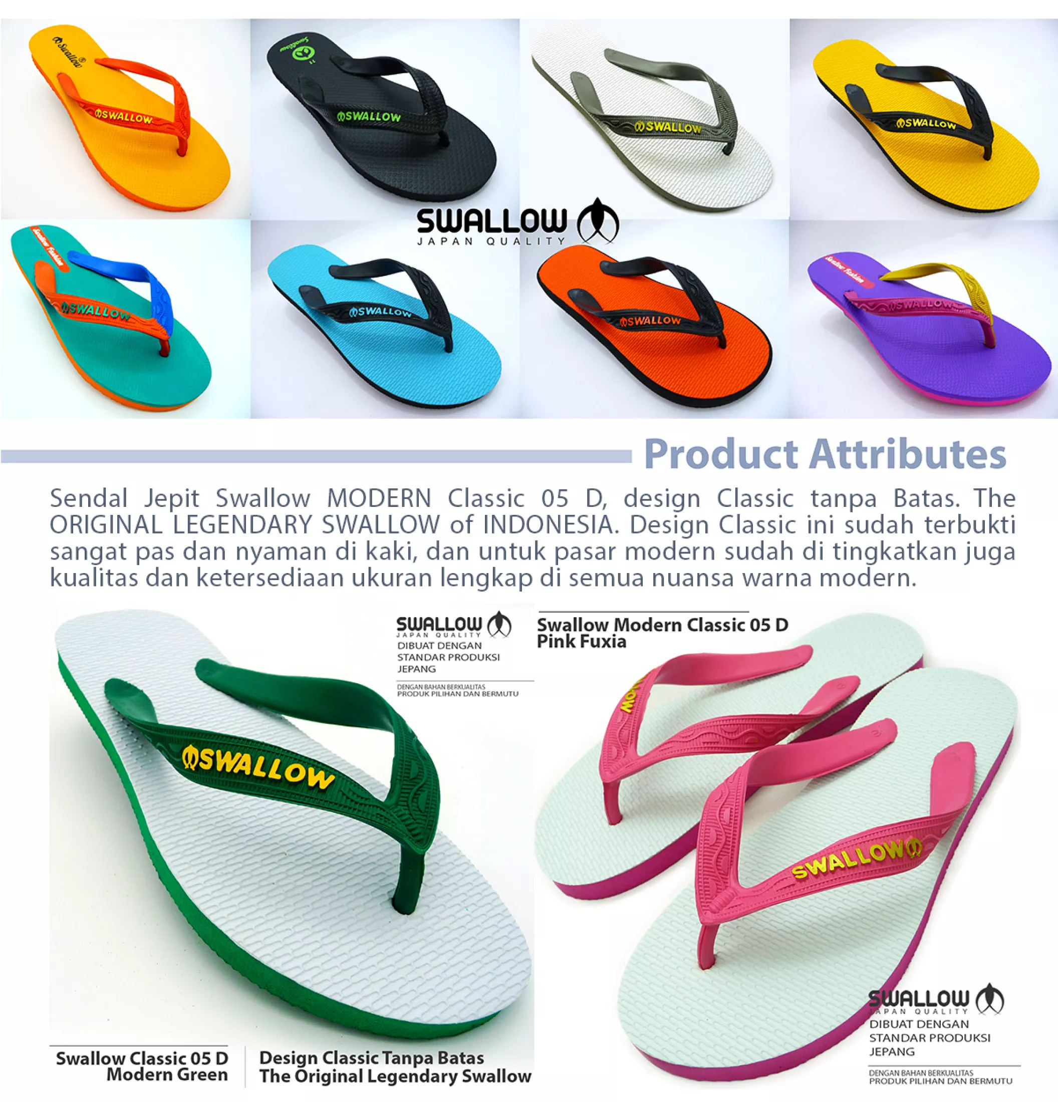 Detail Swallow Sandal Nomer 35