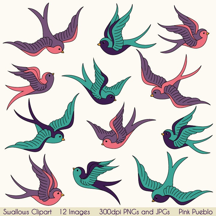 Detail Swallows Clipart Nomer 37