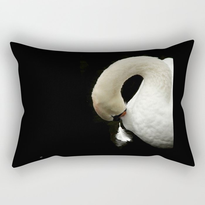 Detail Swan Feather Pillow Nomer 5