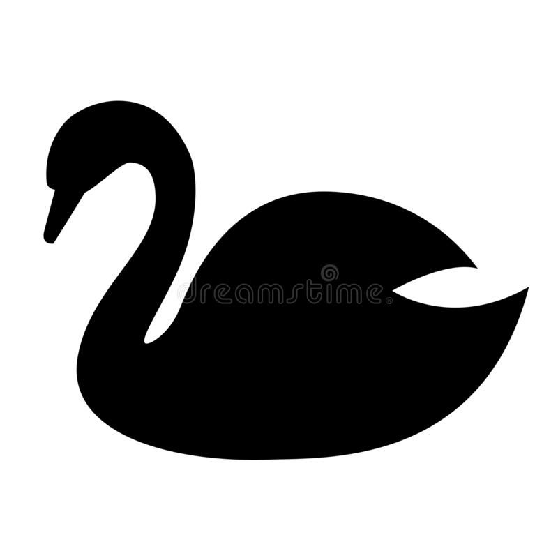 Detail Swan Silhouette Clip Art Nomer 19