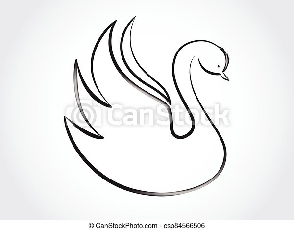 Detail Swan With Crown Silhouette Nomer 56