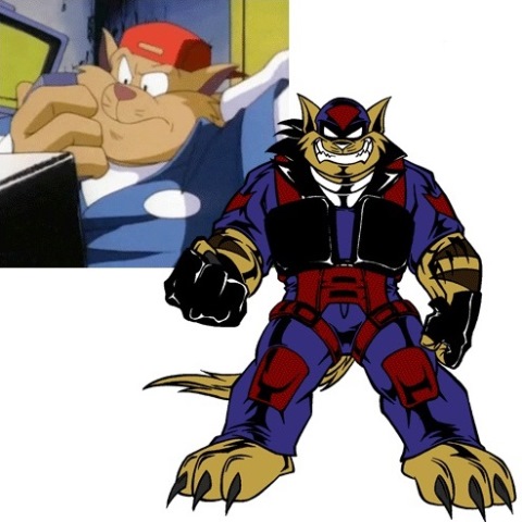 Detail Swat Kats T Bone And Razor Nomer 40