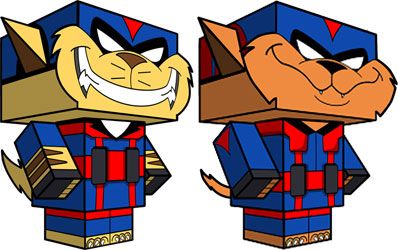 Detail Swat Kats T Bone And Razor Nomer 50