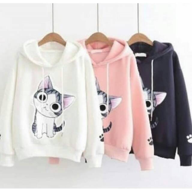 Sweater Gambar Kucing - KibrisPDR