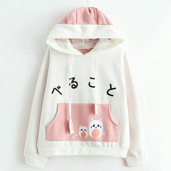 Detail Sweater Gambar Kucing Nomer 14