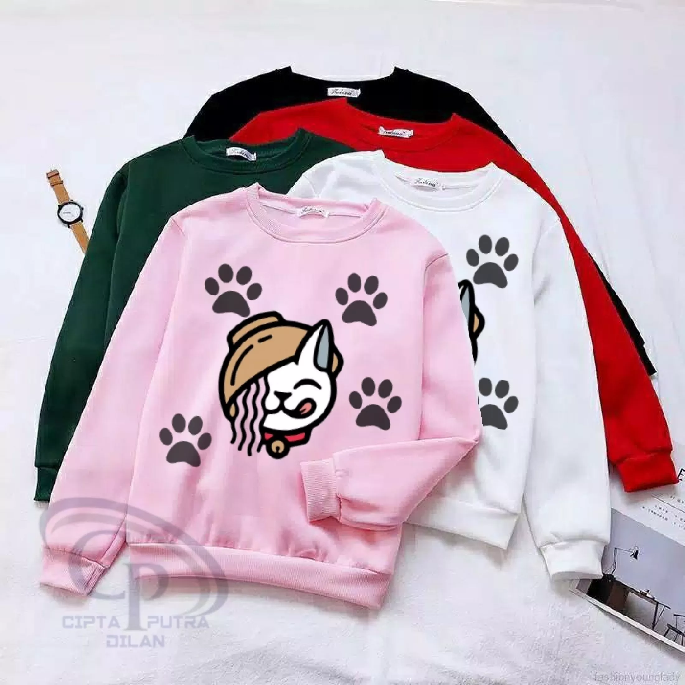 Detail Sweater Gambar Kucing Nomer 48