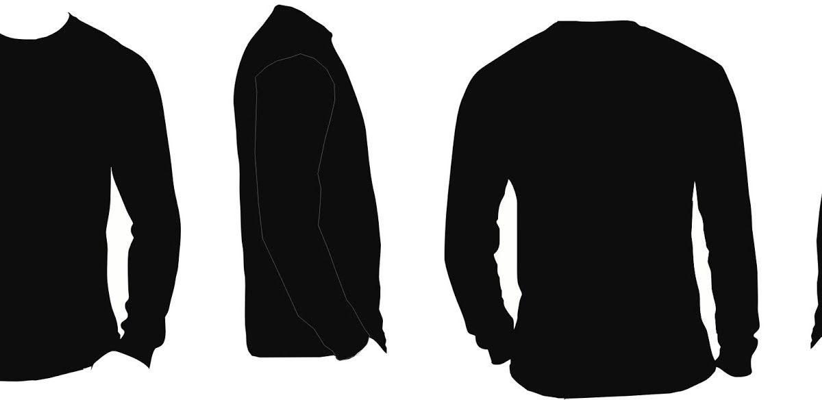 Detail Sweater Hoodie Polos Hitam Depan Belakang Nomer 41