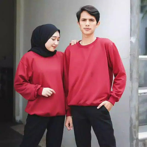 Detail Sweater Merah Polos Nomer 27