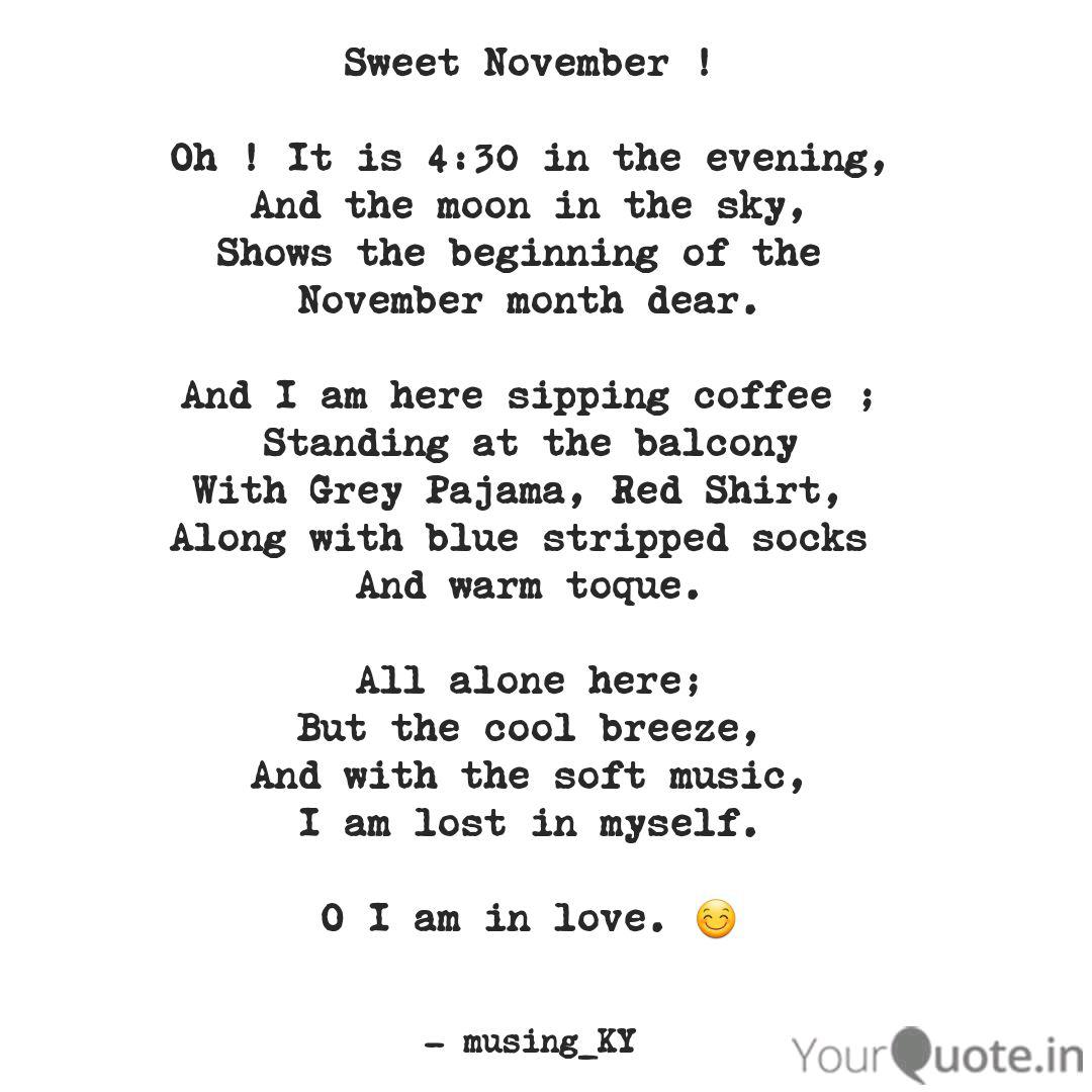 Detail Sweet November Quotes Nomer 21