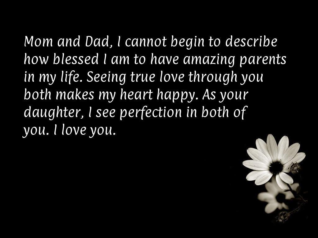 Detail Sweet Quotes For Mom And Dad Nomer 46