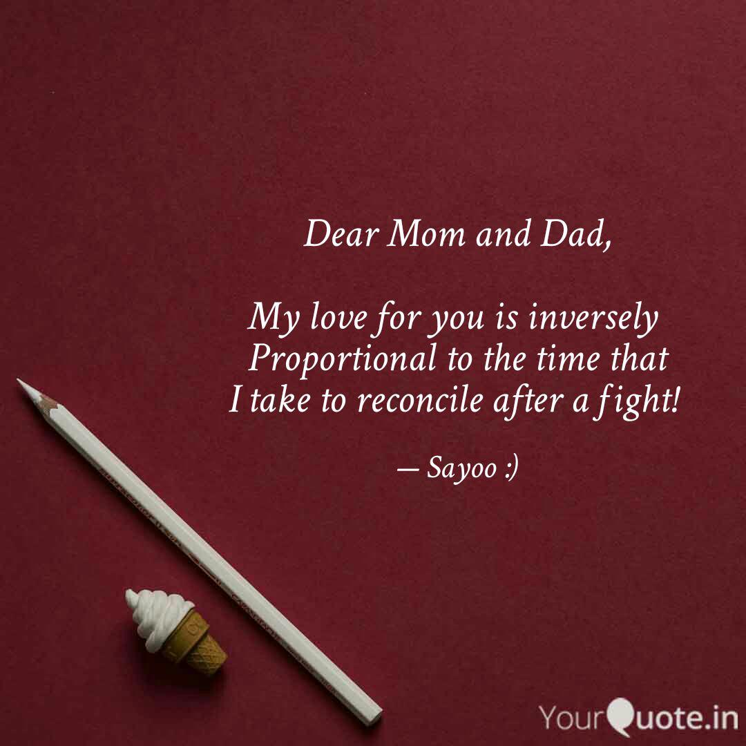 Detail Sweet Quotes For Mom And Dad Nomer 55