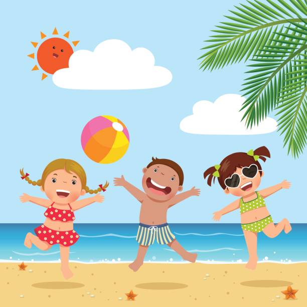 Detail Swimming At The Beach Clipart Nomer 27