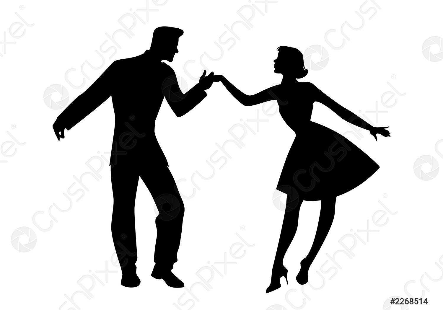 Detail Swing Dance Silhouettes Nomer 11