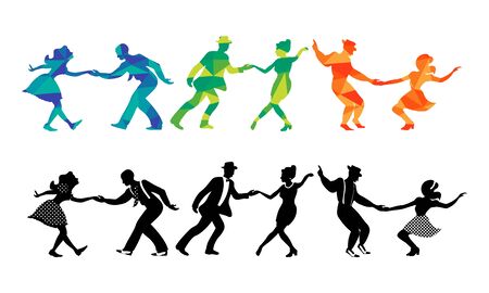 Detail Swing Dancers Clipart Nomer 12