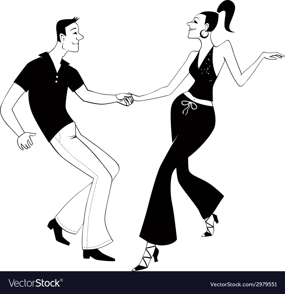 Detail Swing Dancers Clipart Nomer 24