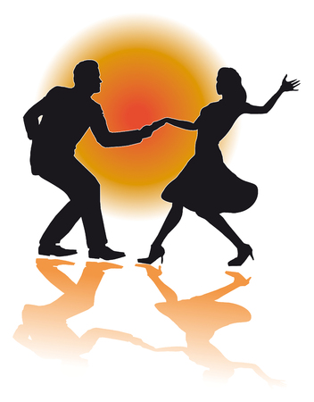 Detail Swing Dancers Clipart Nomer 26