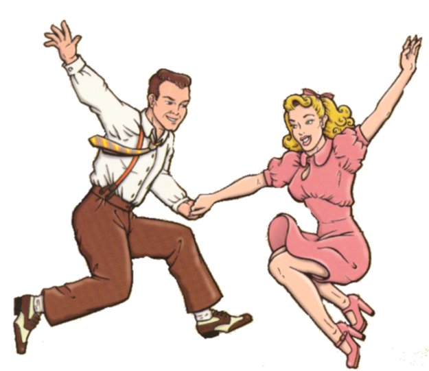 Detail Swing Dancers Clipart Nomer 7