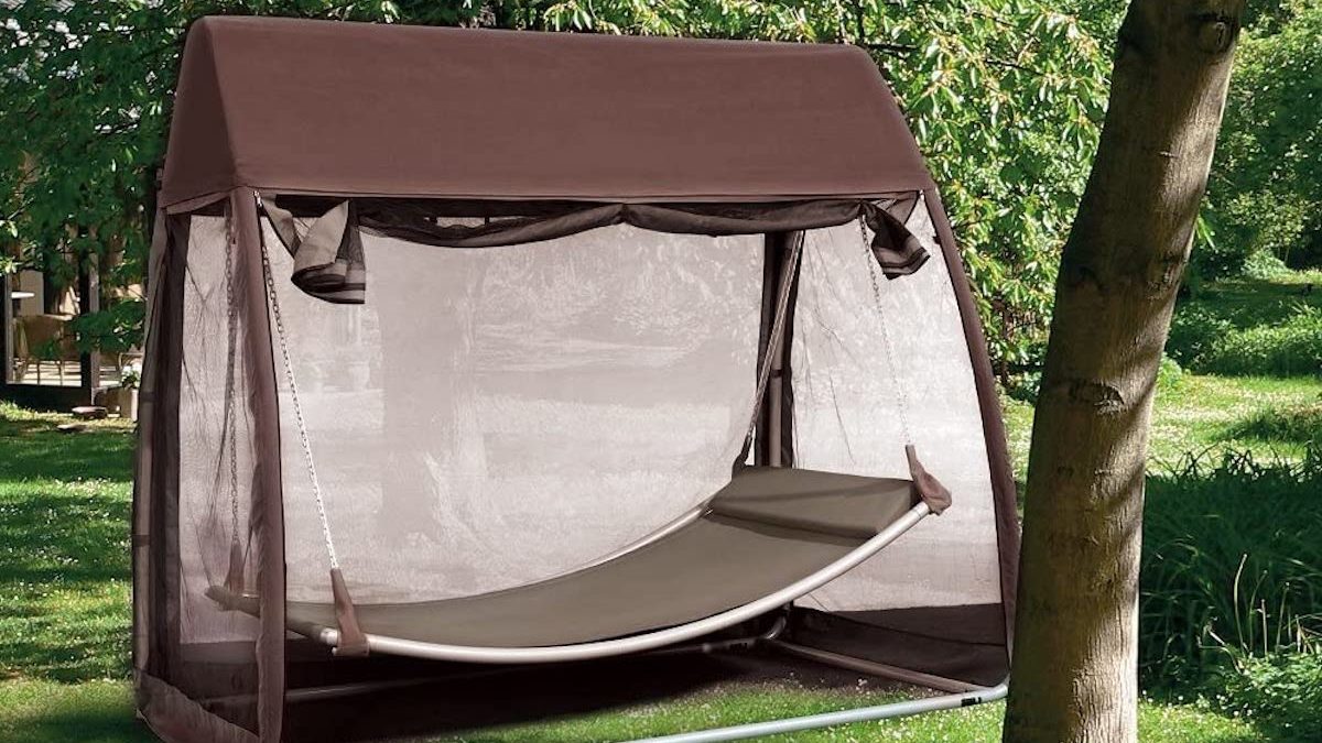 Detail Swing Hammock With Mosquito Net Nomer 2