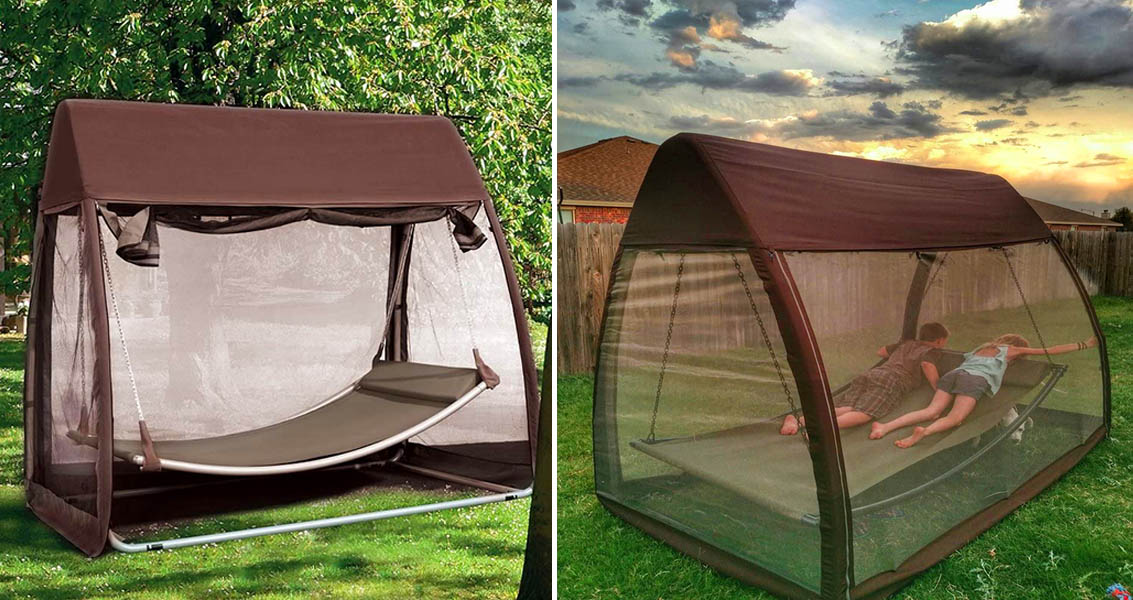 Detail Swing Hammock With Mosquito Net Nomer 18