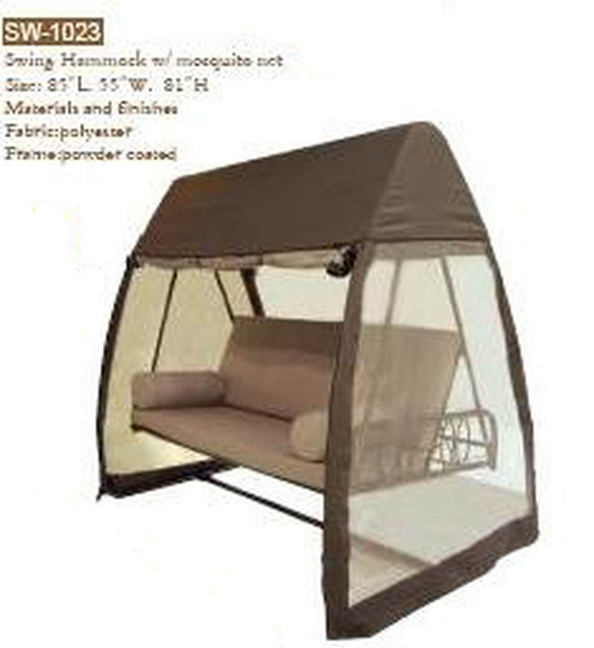 Detail Swing Hammock With Mosquito Net Nomer 47