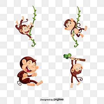 Detail Swinging Monkeys Clipart Nomer 10
