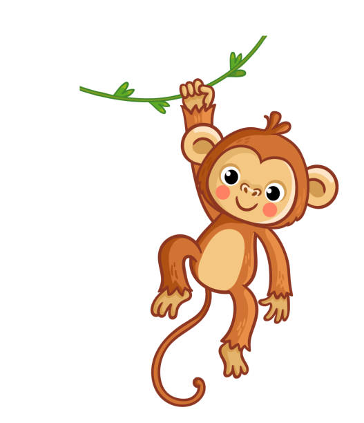 Detail Swinging Monkeys Clipart Nomer 11